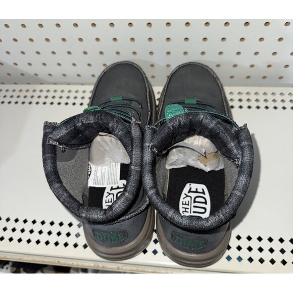 Hey Dude Bradley Classic Mens Lace Up Casual Ankle Chukka Boots Size 7 Gray - Picture 2 of 9